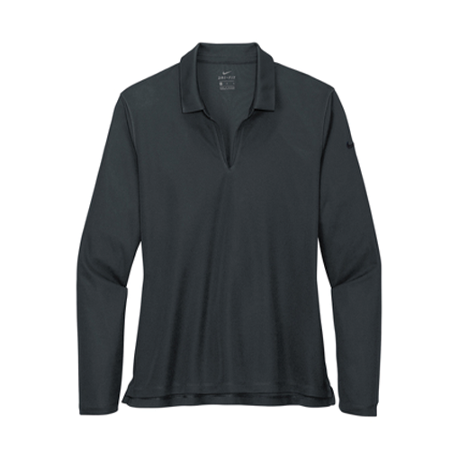 Nike Ladies Dri-FIT Micro Pique 2.0 Long Sleeve Polo