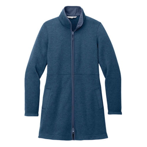 Port Authority® Ladies Arc Sweater Fleece Long Jacket