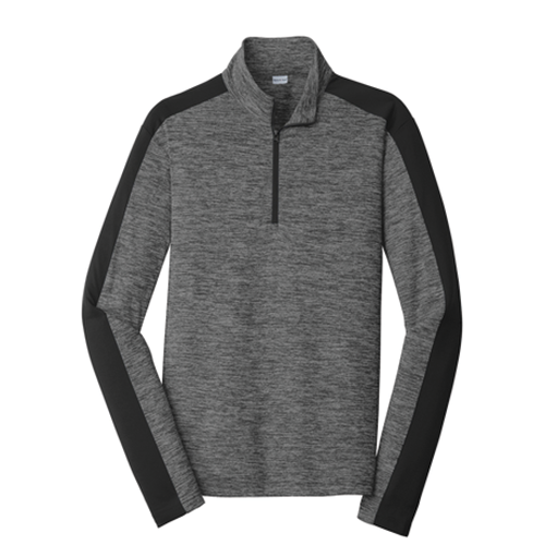 Sport-Tek® PosiCharge® Electric Heather Colorblock 1/4-Zip Pullover